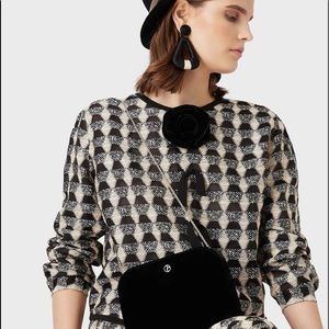 Giorgio Armani Velvet and satin La Prima clutch-Brand New with tags